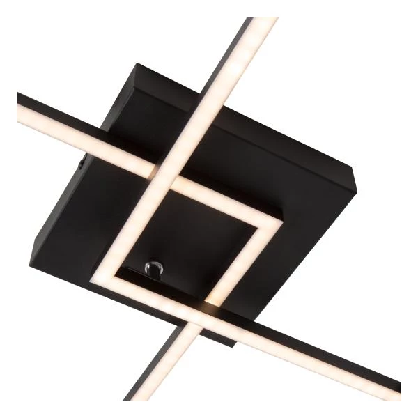 Lucide ARIANNE - Flush ceiling light - LED - CCT - 1x23W 2700K/4000K - Black - detail 3